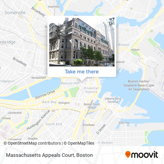 Massachusetts Appeals Court map