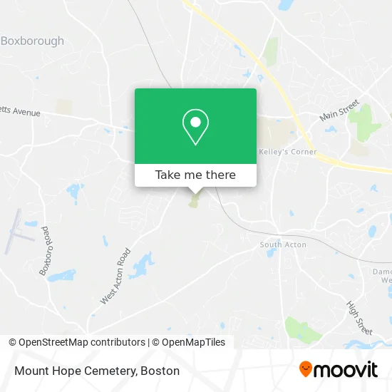 Mount Hope Cemetery map