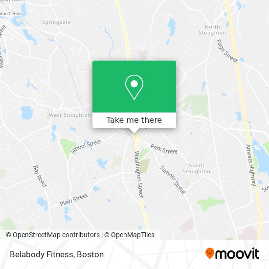 Belabody Fitness map