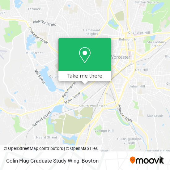 Mapa de Colin Flug Graduate Study Wing