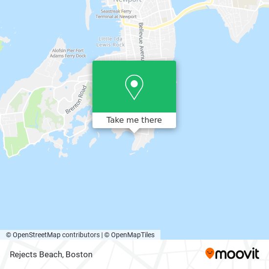 Mapa de Rejects Beach