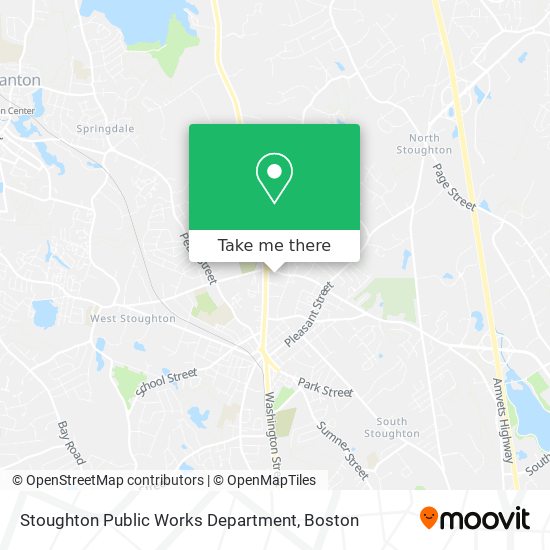 Stoughton Public Works Department map