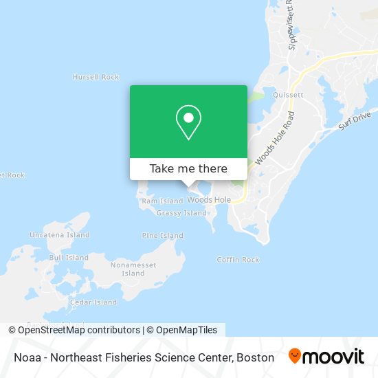 Mapa de Noaa - Northeast Fisheries Science Center