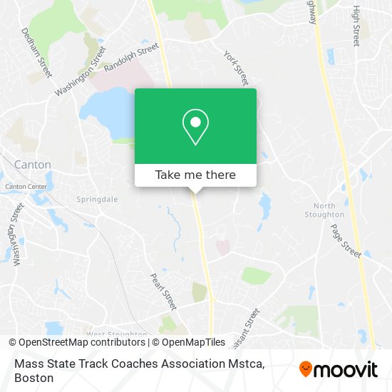 Mapa de Mass State Track Coaches Association Mstca