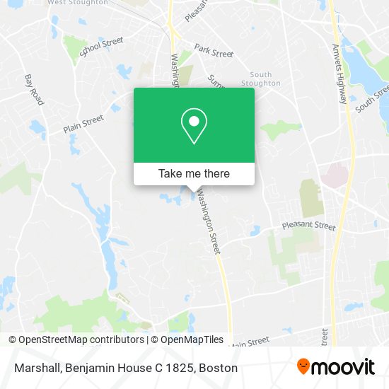 Mapa de Marshall, Benjamin House C 1825