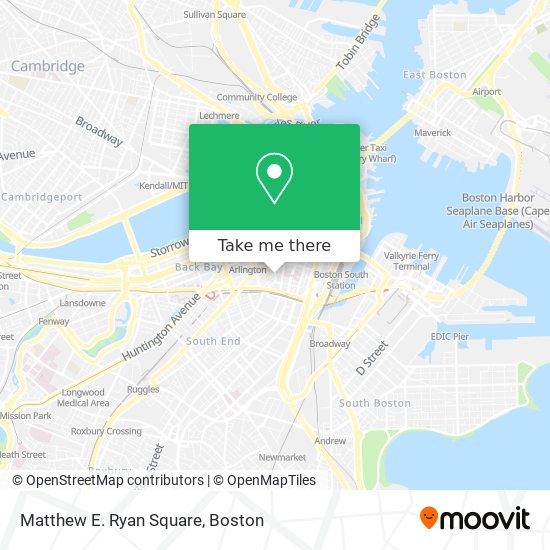 Mapa de Matthew E. Ryan Square