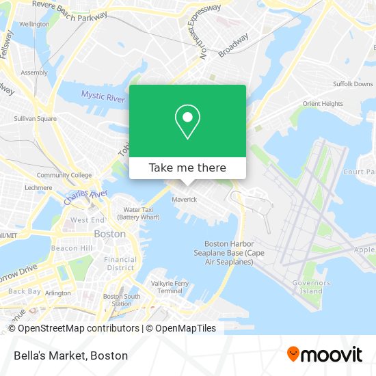 Bella's Market map