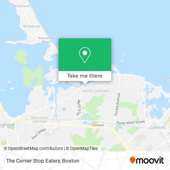 The Corner Stop Eatery map