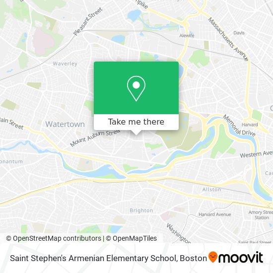 Saint Stephen's Armenian Elementary School map