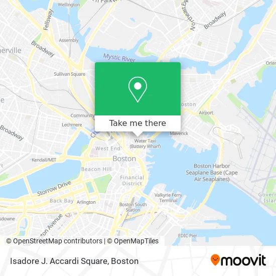 Isadore J. Accardi Square map