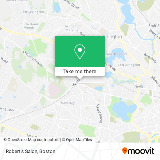 Robert's Salon map