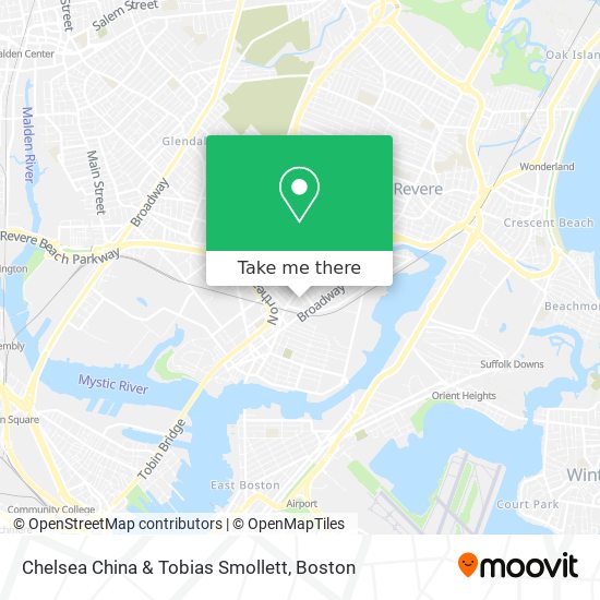 Mapa de Chelsea China & Tobias Smollett