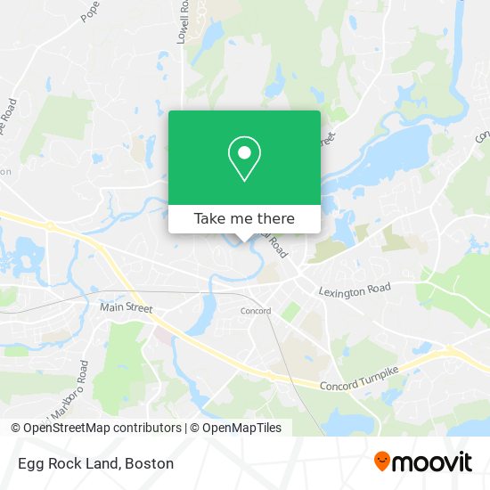 Egg Rock Land map