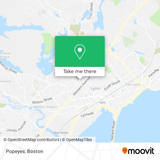 Popeyes map