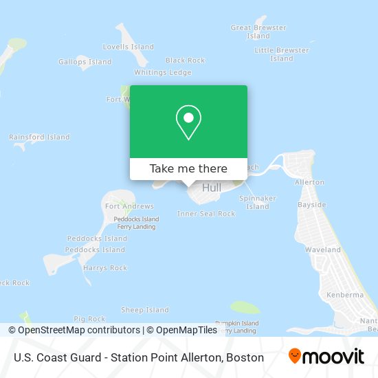 U.S. Coast Guard - Station Point Allerton map