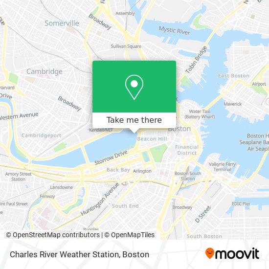 Mapa de Charles River Weather Station