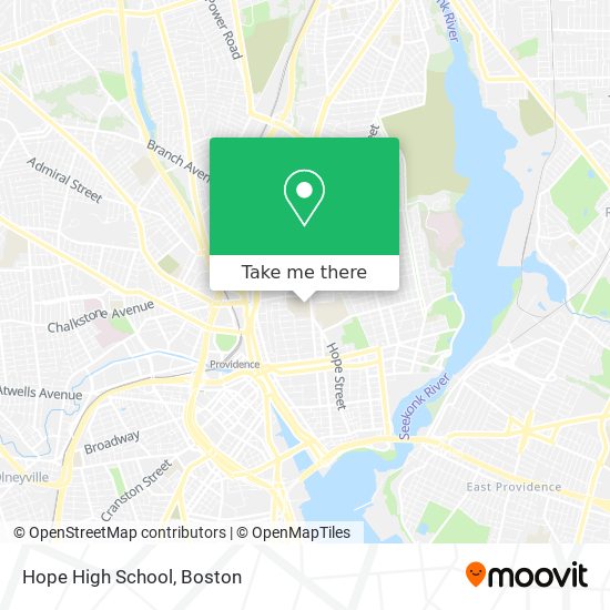 Mapa de Hope High School