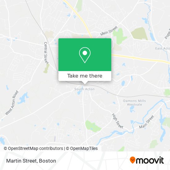 Mapa de Martin Street