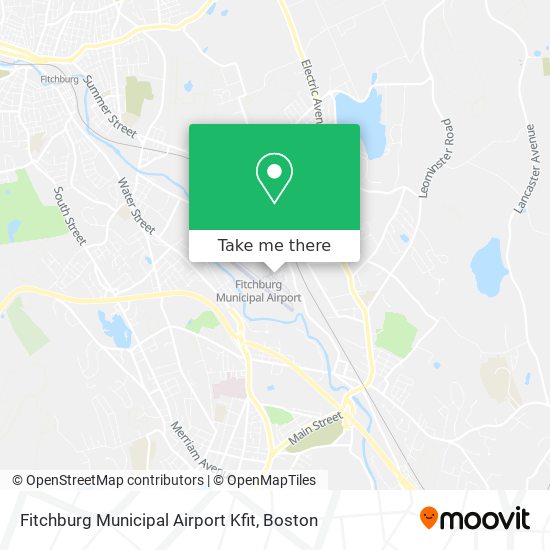 Fitchburg Municipal Airport Kfit map