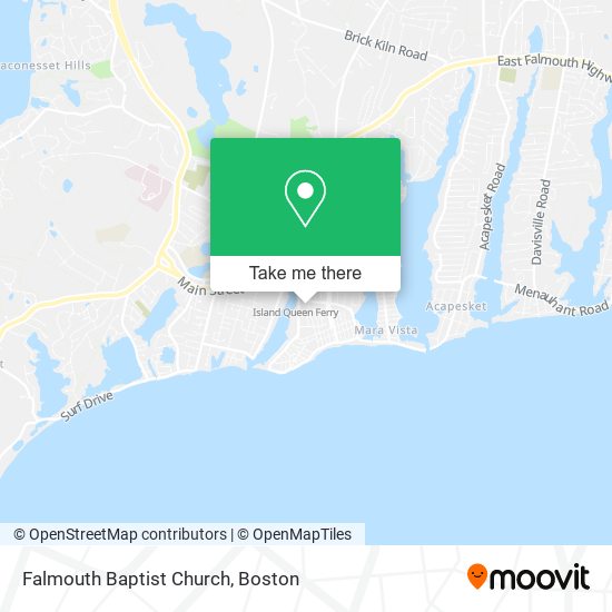 Falmouth Baptist Church map