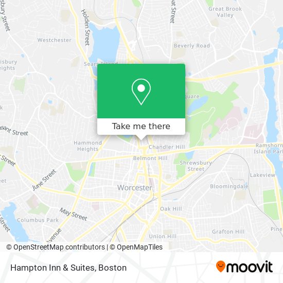 Hampton Inn & Suites map