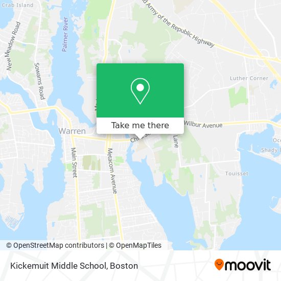 Kickemuit Middle School map