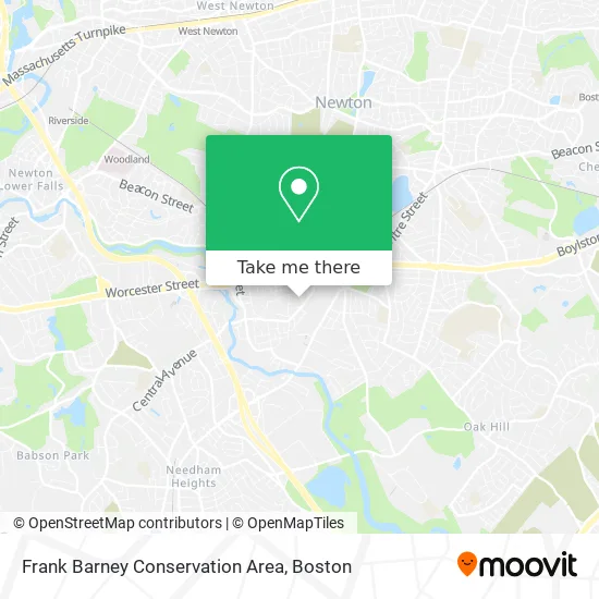 Frank Barney Conservation Area map