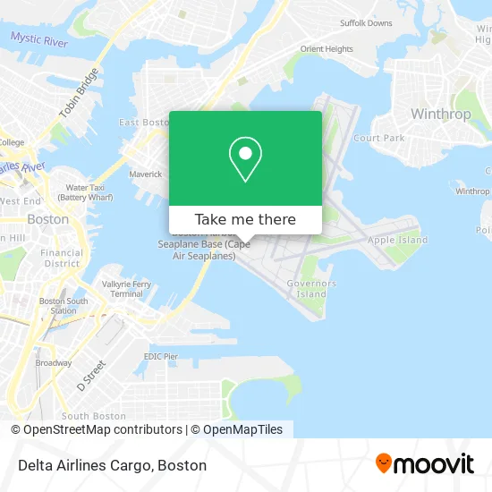 Delta Airlines Cargo map