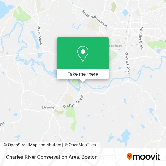 Charles River Conservation Area map