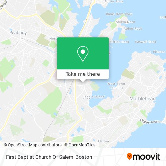 Mapa de First Baptist Church Of Salem