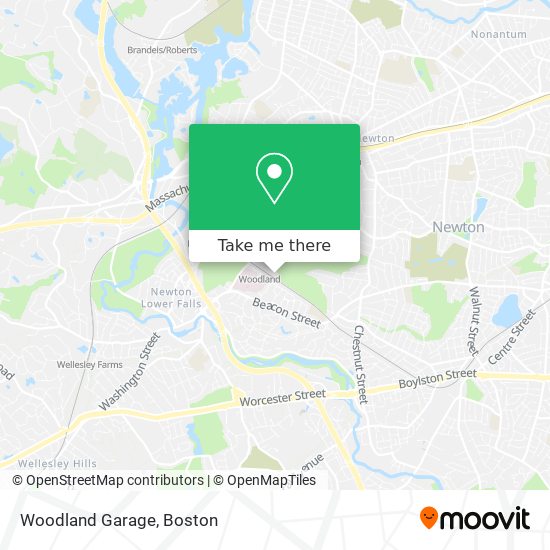 Woodland Garage map