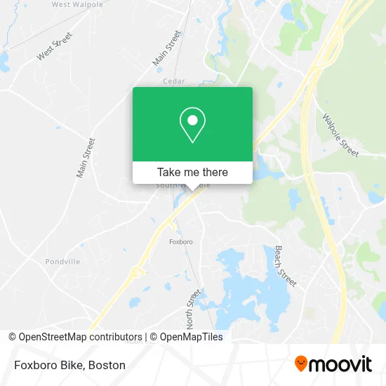 Foxboro Bike map
