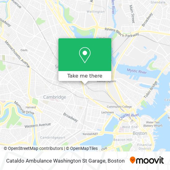 Mapa de Cataldo Ambulance Washington St Garage