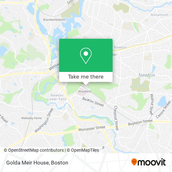 Golda Meir House map