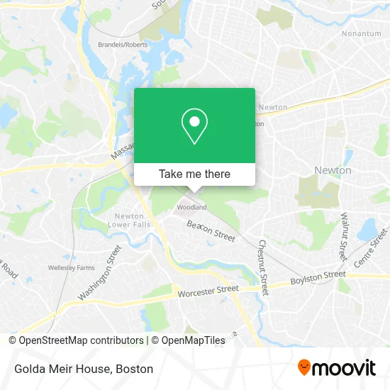 Golda Meir House map
