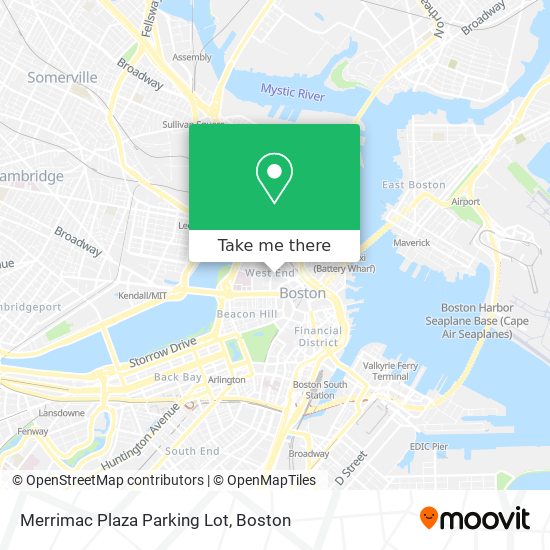 Merrimac Plaza Parking Lot map