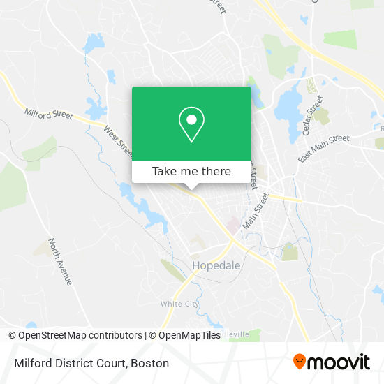 Milford District Court map