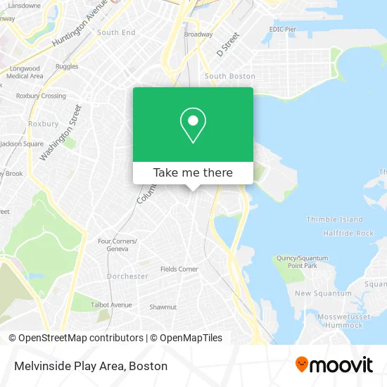 Melvinside Play Area map