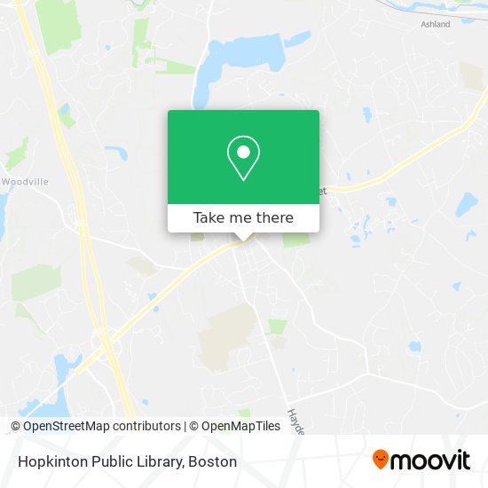 Mapa de Hopkinton Public Library