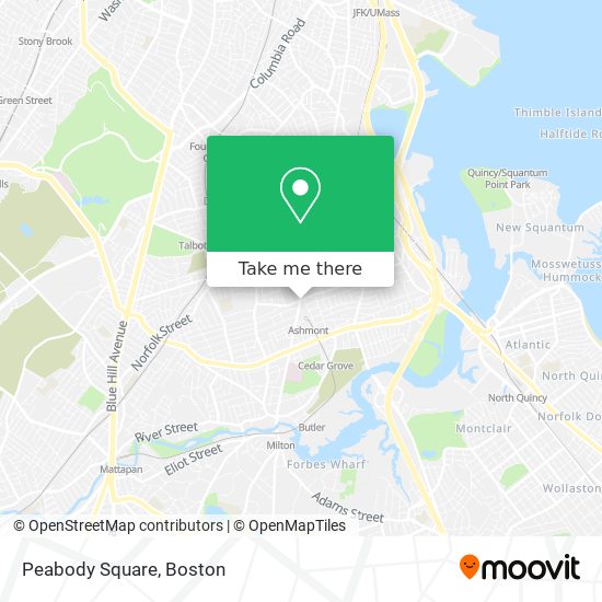 Mapa de Peabody Square