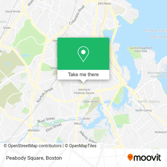 Peabody Square map