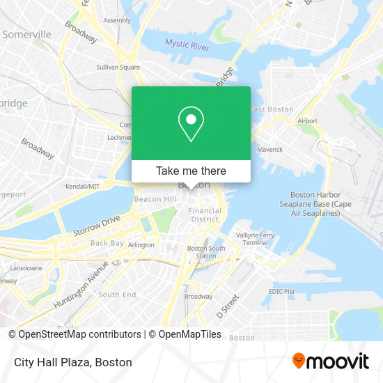 City Hall Plaza map