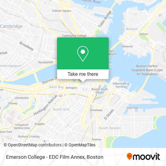 Emerson College - EDC Film Annex map