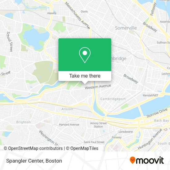 Mapa de Spangler Center