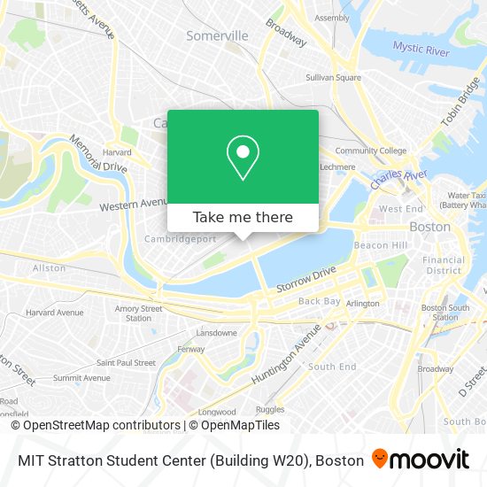 Mapa de MIT Stratton Student Center (Building W20)