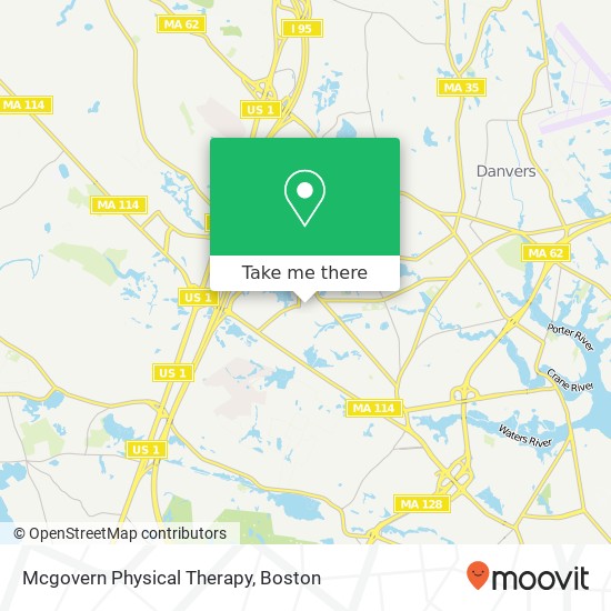 Mapa de Mcgovern Physical Therapy