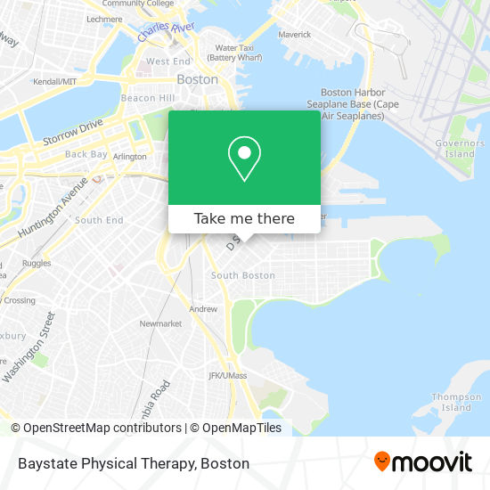 Mapa de Baystate Physical Therapy