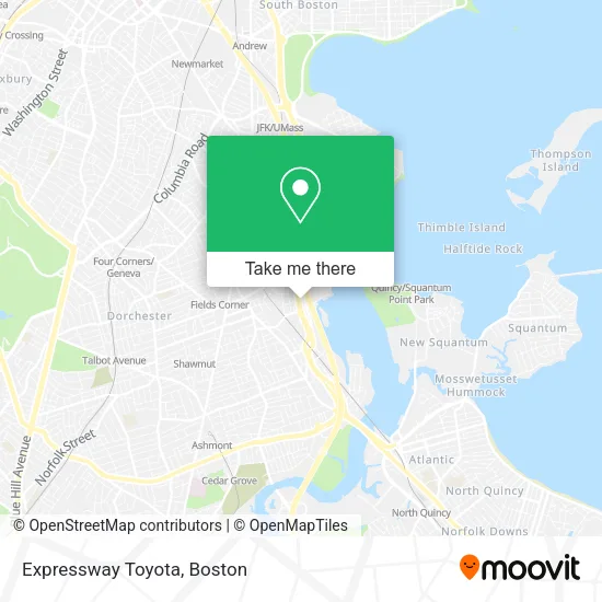 Expressway Toyota map