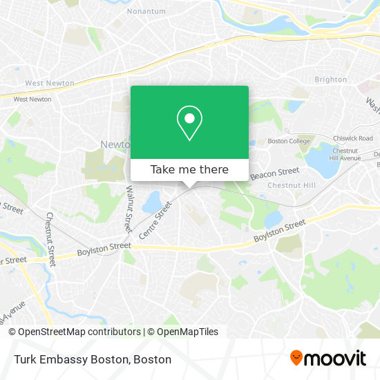 Mapa de Turk Embassy Boston