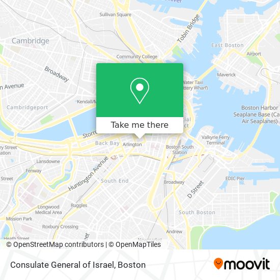 Mapa de Consulate General of Israel